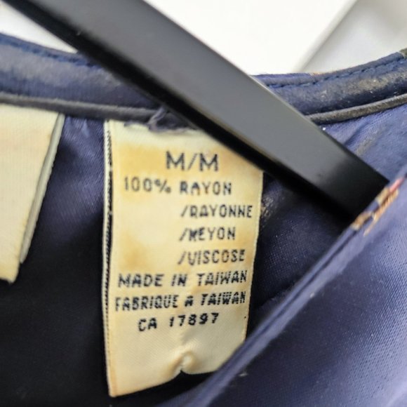 GAP Maxi Dress purple with floral design woman's size M - Picture 6 of 7